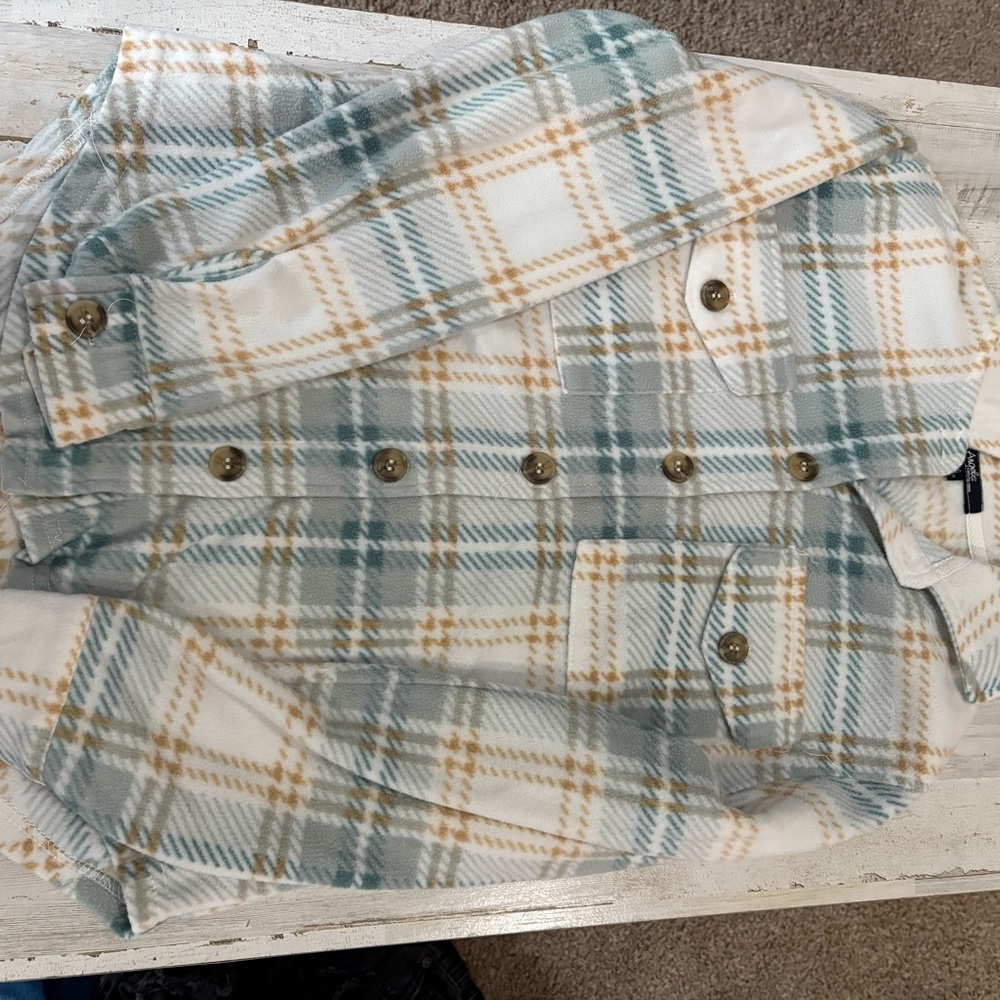 Marshalls Plaid Jacket - Blue, White, Tan